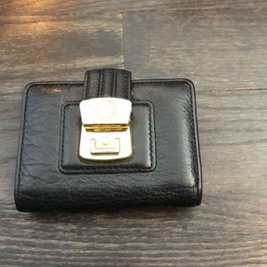 Marc by Marc Jacobs wallet in black leather.